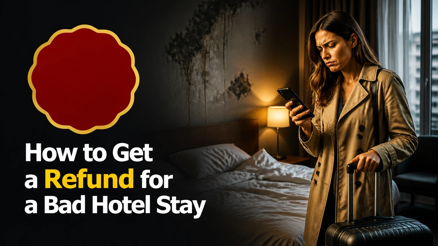how to get a refund for a bad hotel stay
