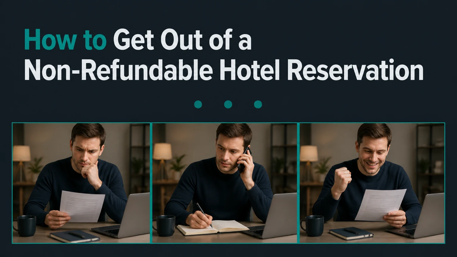 how to get out of a non refundable hotel reservation