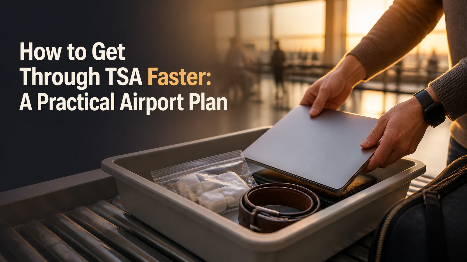 how to get through tsa faster