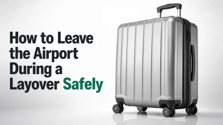 how to leave the airport during a layover