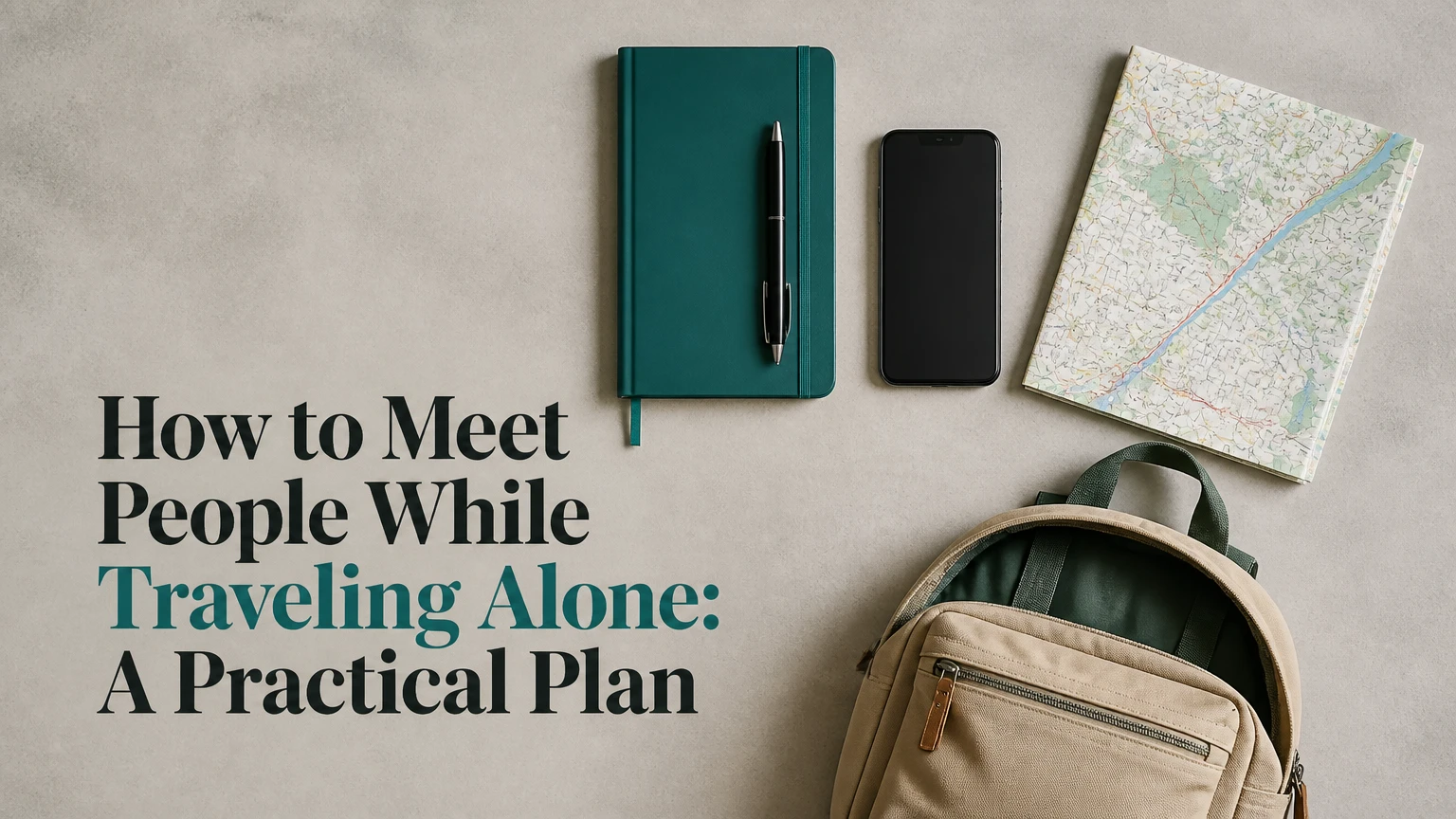 how to meet people while traveling alone