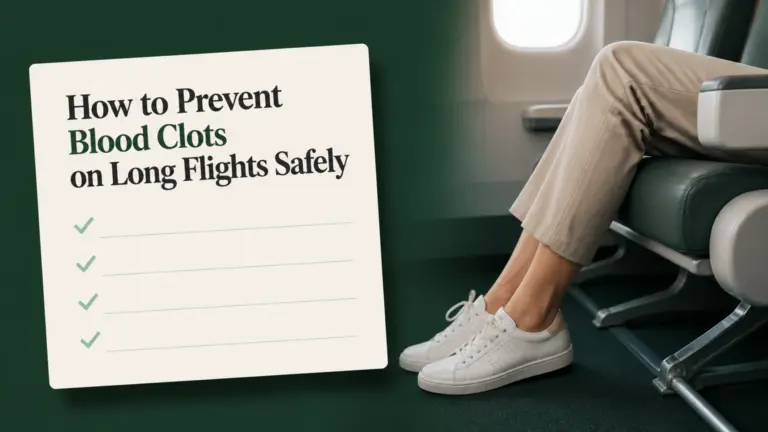 how to prevent blood clots on long flights
