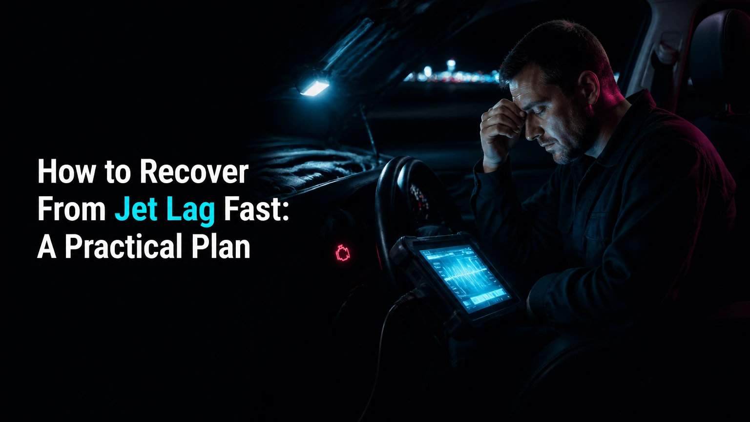 how to recover from jet lag fast