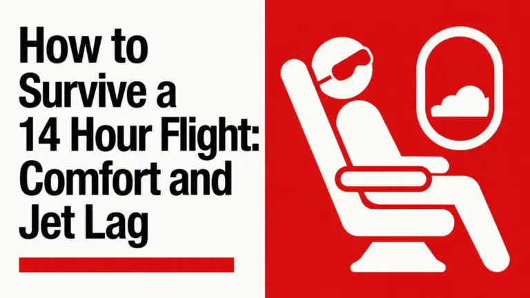 how to survive a 14 hour flight