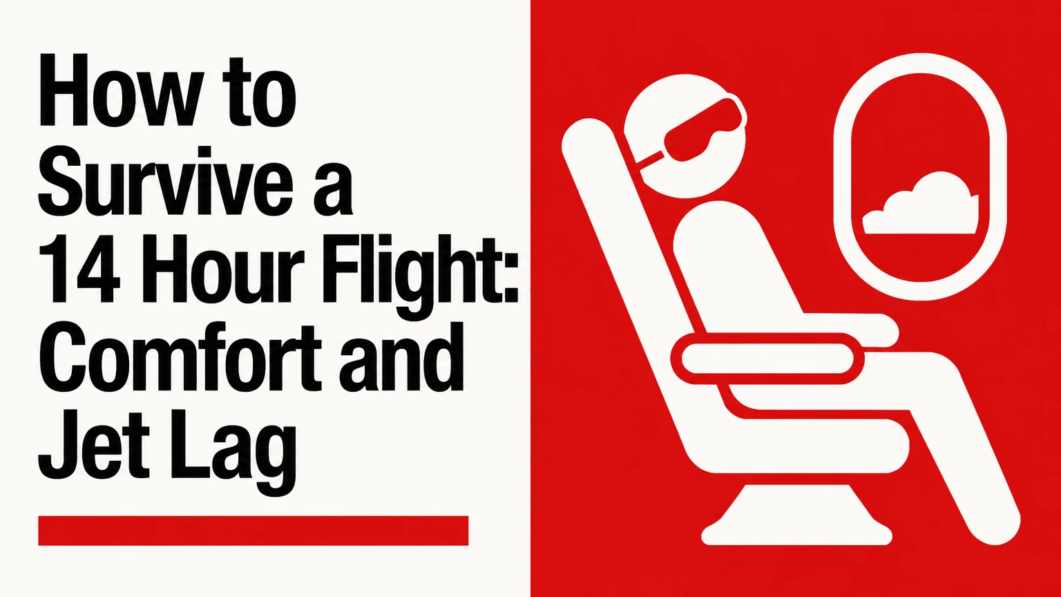 how to survive a 14 hour flight