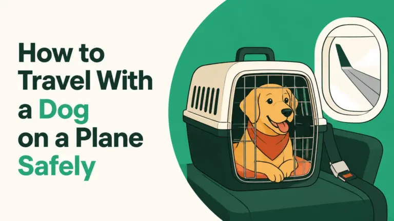how to travel with a dog on a plane
