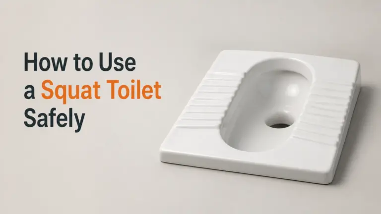 how to use a squat toilet