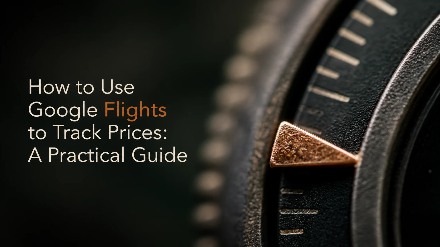 how to use google flights to track prices