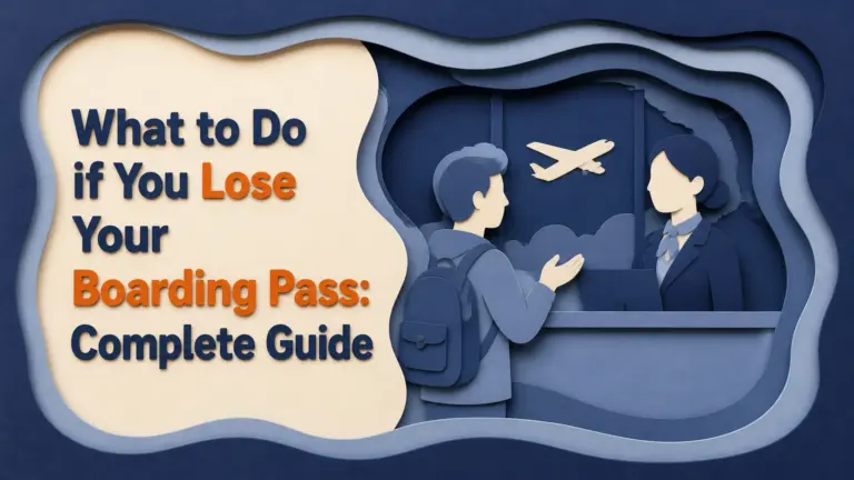 what to do if you lose your boarding pass