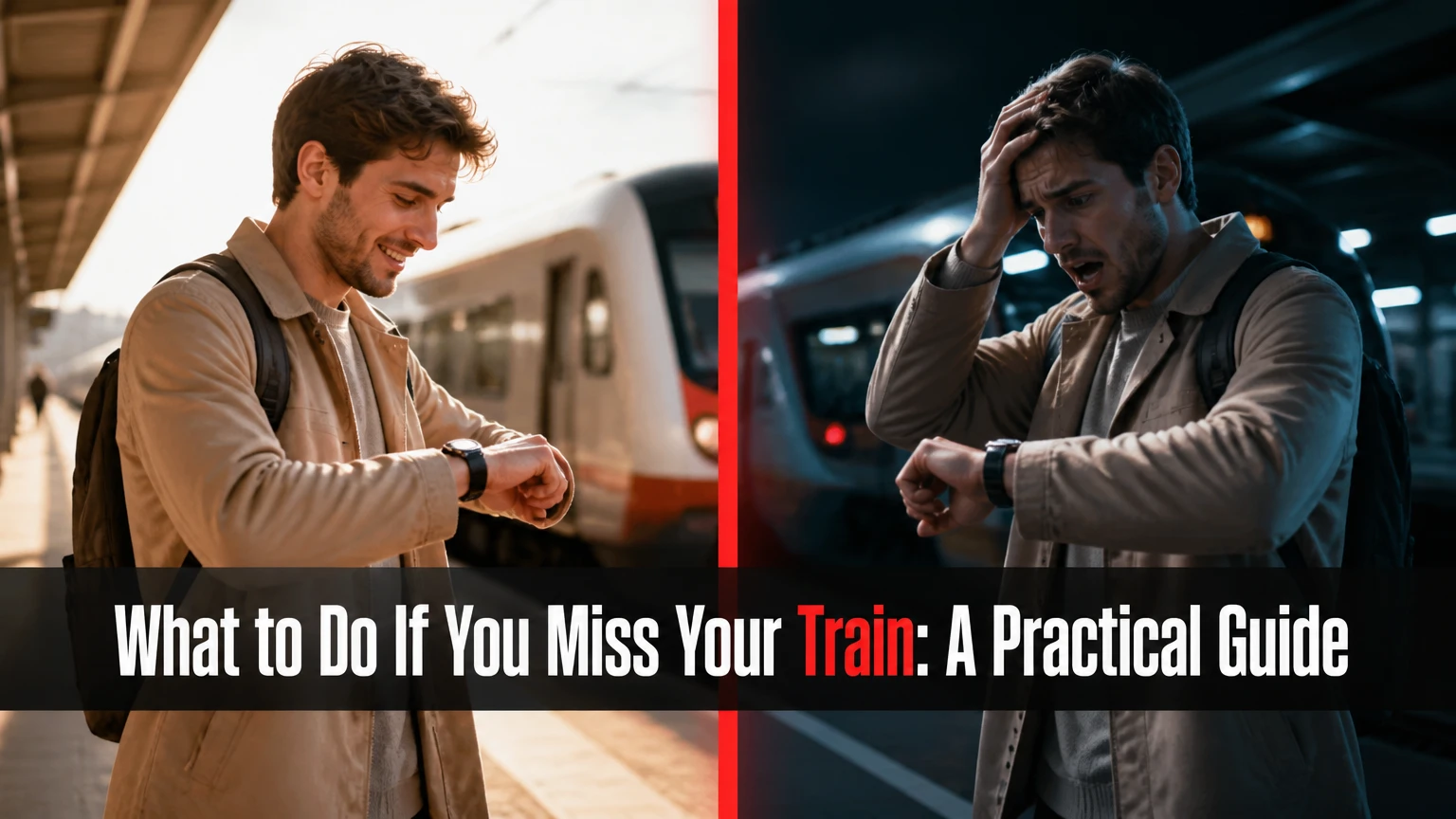 what to do if you miss your train