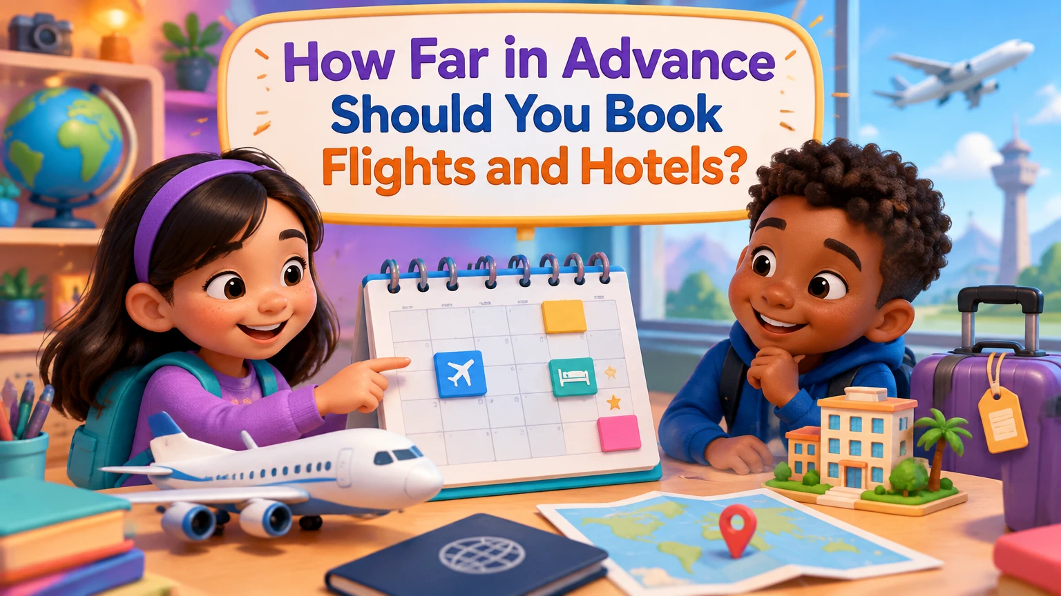 how far in advance should you book flights and hotels