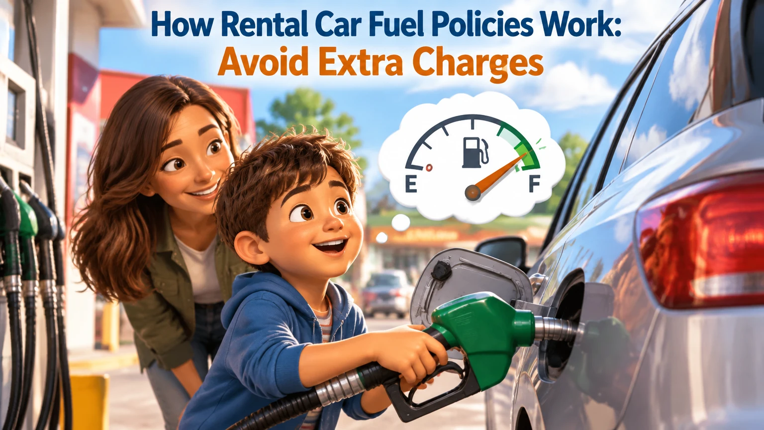 how rental car fuel policies work