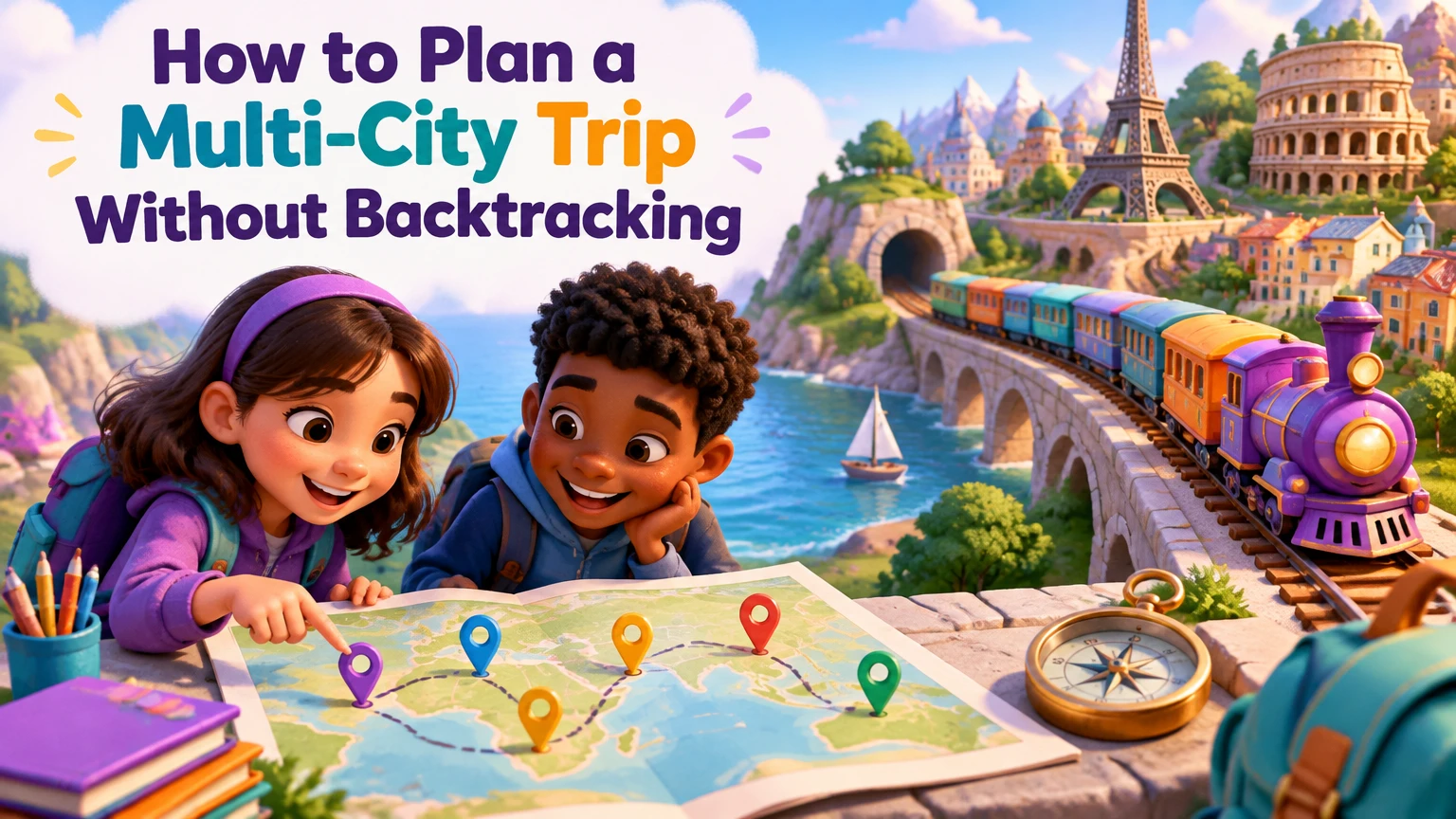 how to plan a multi city trip without backtracking