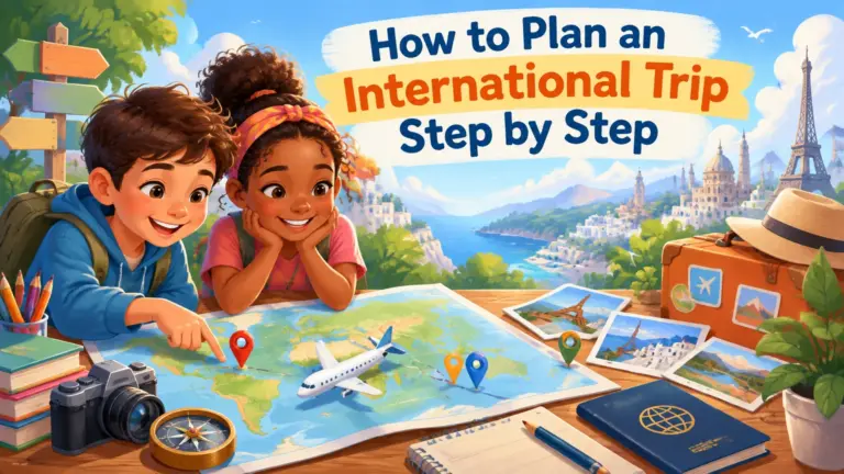 how to plan an international trip step by step