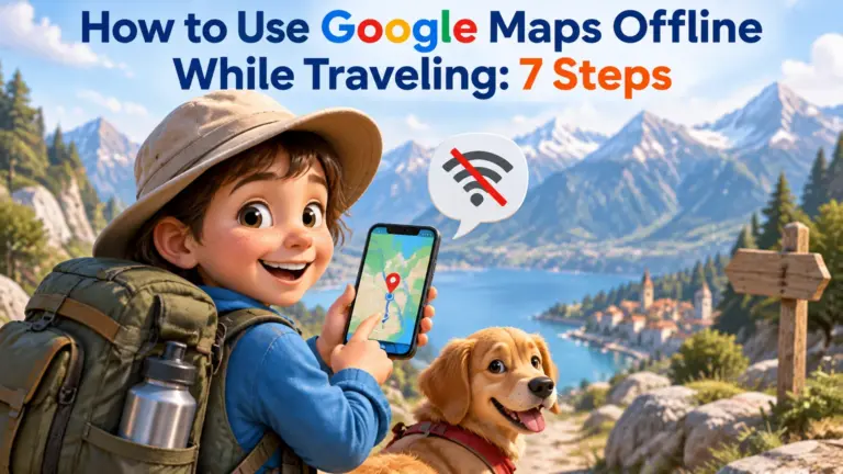 how to use google maps offline while traveling