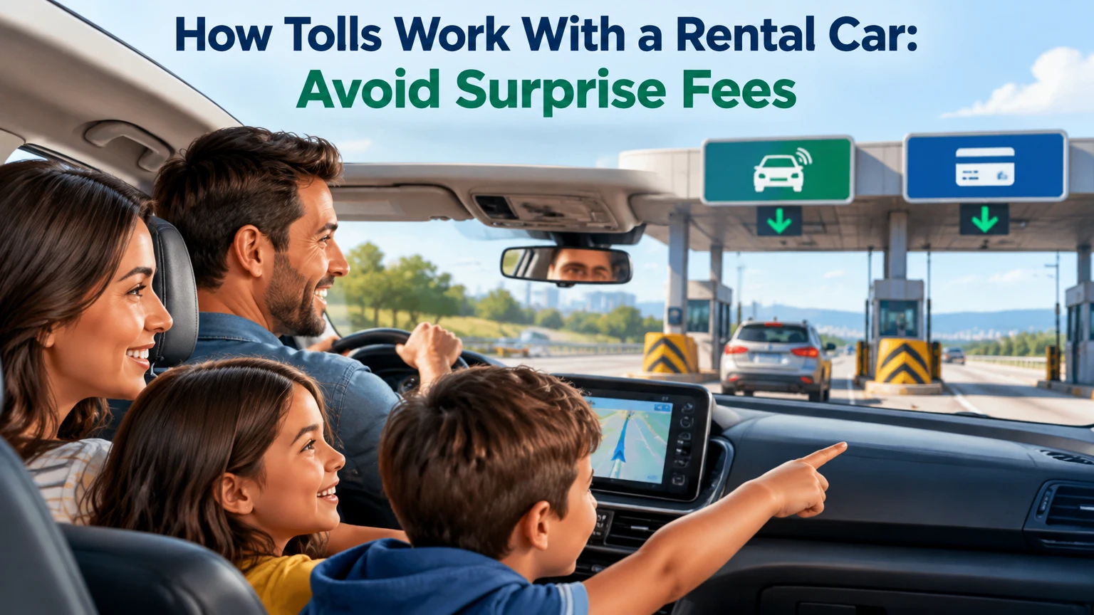 how tolls work with a rental car